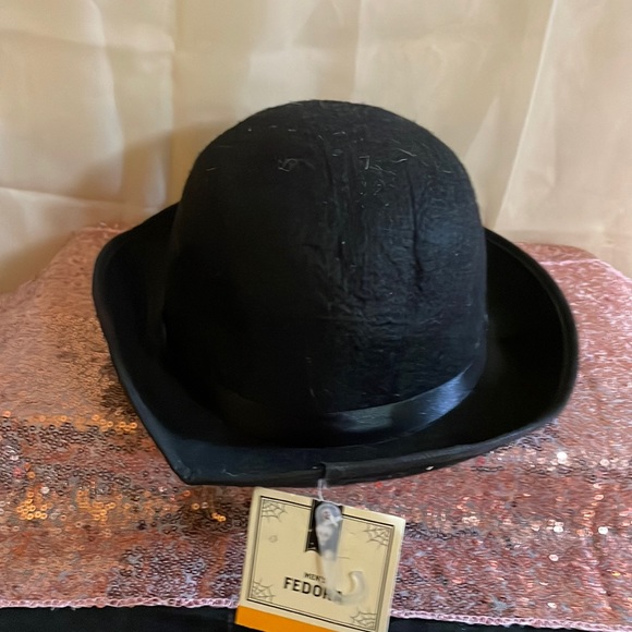 Other - Halloween Fedora Black Hat Costume New with tag